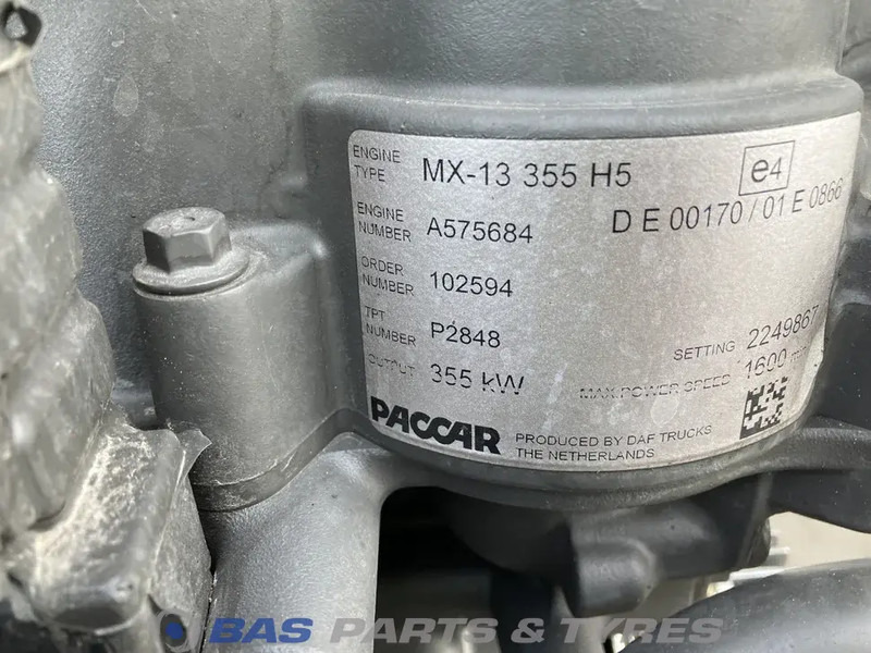 DAF XG Motor DAF MX13 355 H5 2304398 - Motor für LKW: das Bild 5 DAF XG Motor DAF MX13 355 H5 2304398 - Motor für LKW: das Bild 5