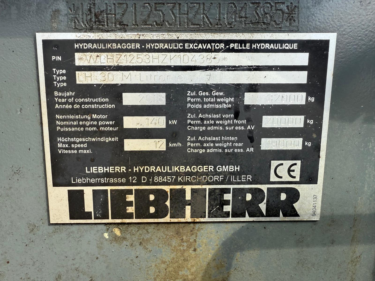 LIEBHERR LH30M - Umschlagbagger: das Bild 3 LIEBHERR LH30M - Umschlagbagger: das Bild 3