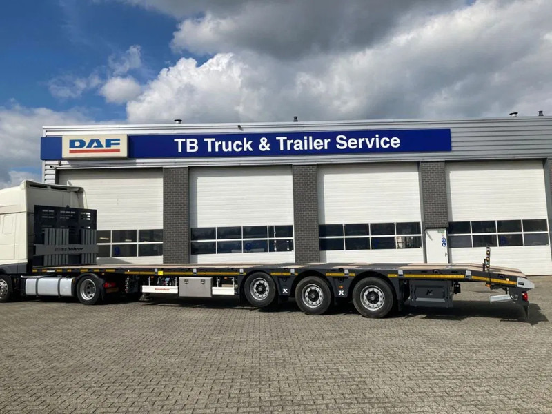 Kässbohrer SPS HM 3 / 0N - 18 / 27 Vlakke mega trailer met liftas, 18x rongen en kist voor de oprijplaten - Pritschenauflieger/ Plattformauflieger: das Bild 3 Kässbohrer SPS HM 3 / 0N - 18 / 27 Vlakke mega trailer met liftas, 18x rongen en kist voor de oprijplaten - Pritschenauflieger/ Plattformauflieger: das Bild 3