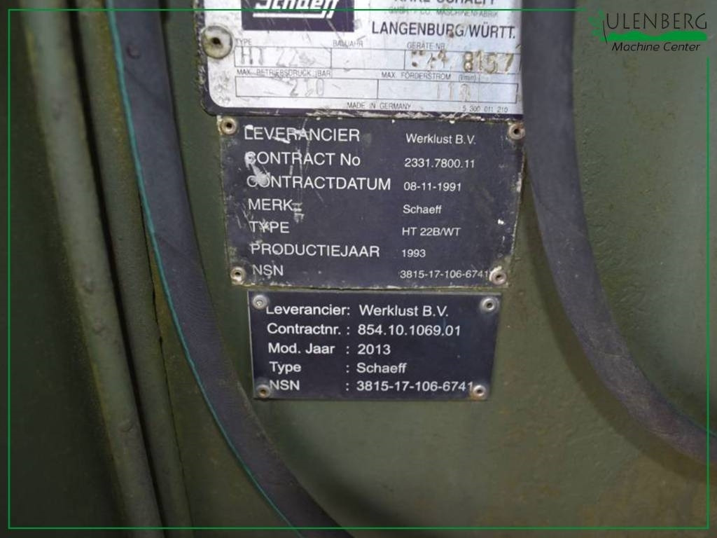 Ausleger für Traktor Schaeff HT22B/WT: das Bild 12 Ausleger für Traktor Schaeff HT22B/WT: das Bild 12