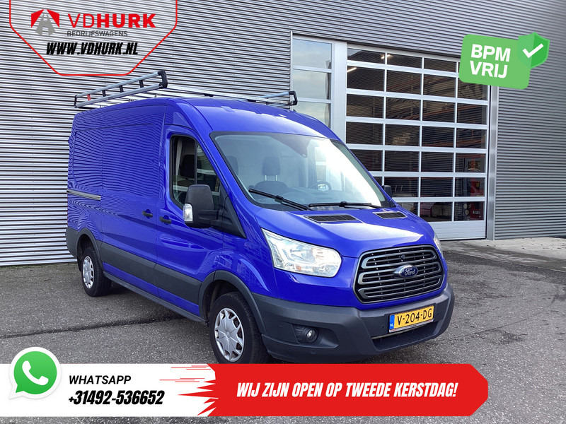 Ford Transit 2.0 TDCI 130 pk L2H2 Trend NL Auto/ 2xSchuifdeur/ Imperaal + Ladder/ Inrichting/ Cruise/ Camera/ Trekhaak/ PDC/ Airco - Kleintransporter: das Bild 1 Ford Transit 2.0 TDCI 130 pk L2H2 Trend NL Auto/ 2xSchuifdeur/ Imperaal + Ladder/ Inrichting/ Cruise/ Camera/ Trekhaak/ PDC/ Airco - Kleintransporter: das Bild 1
