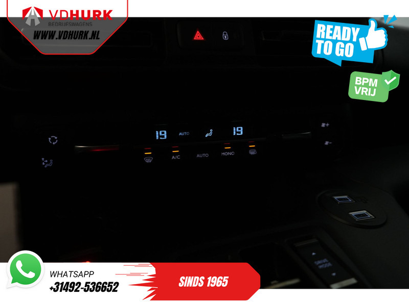 Kleintransporter Toyota PROACE CITY 1.5 130 pk Aut. L2 BPM VRIJ! LED/ Virtual Cockpit/ 3 pers./ Carplay/ Camera/ Climate/ PDC/ Cruise: das Bild 18