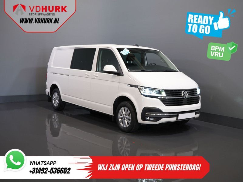 Volkswagen Transporter 2.0 TDI 150 pk Aut. L2 DC Dubbel Cabine BPM VRIJ! Ready2Go 2xSchuifdeur/ Adapt Cruise/ LED/ Standkachel/ Stoelverw./ Carplay/ Ca - Kleintransporter, Transporter mit Doppelkabine: das Bild 1 Volkswagen Transporter 2.0 TDI 150 pk Aut. L2 DC Dubbel Cabine BPM VRIJ! Ready2Go 2xSchuifdeur/ Adapt Cruise/ LED/ Standkachel/ Stoelverw./ Carplay/ Ca - Kleintransporter, Transporter mit Doppelkabine: das Bild 1