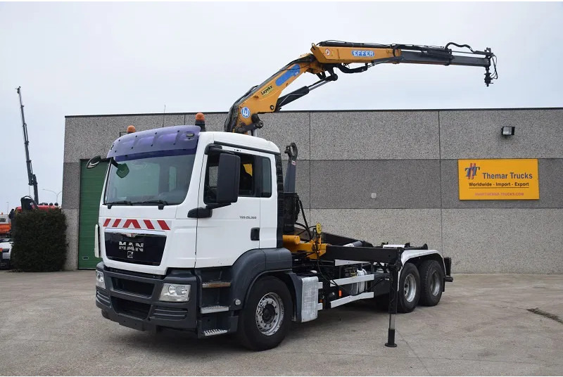 MAN TGS 26.360 - Abrollkipper, Autokran: das Bild 2 MAN TGS 26.360 - Abrollkipper, Autokran: das Bild 2