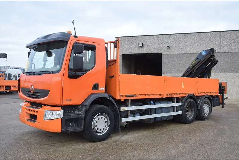 Renault Premium 410 - Pritsche LKW, Autokran: das Bild 1 Renault Premium 410 - Pritsche LKW, Autokran: das Bild 1
