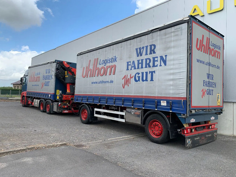 Mercedes-Benz Actros 2548 6X2 + Aanhanger*Palfinger crane*Cruise control*Airco* - Plane LKW, Autokran: das Bild 2 Mercedes-Benz Actros 2548 6X2 + Aanhanger*Palfinger crane*Cruise control*Airco* - Plane LKW, Autokran: das Bild 2