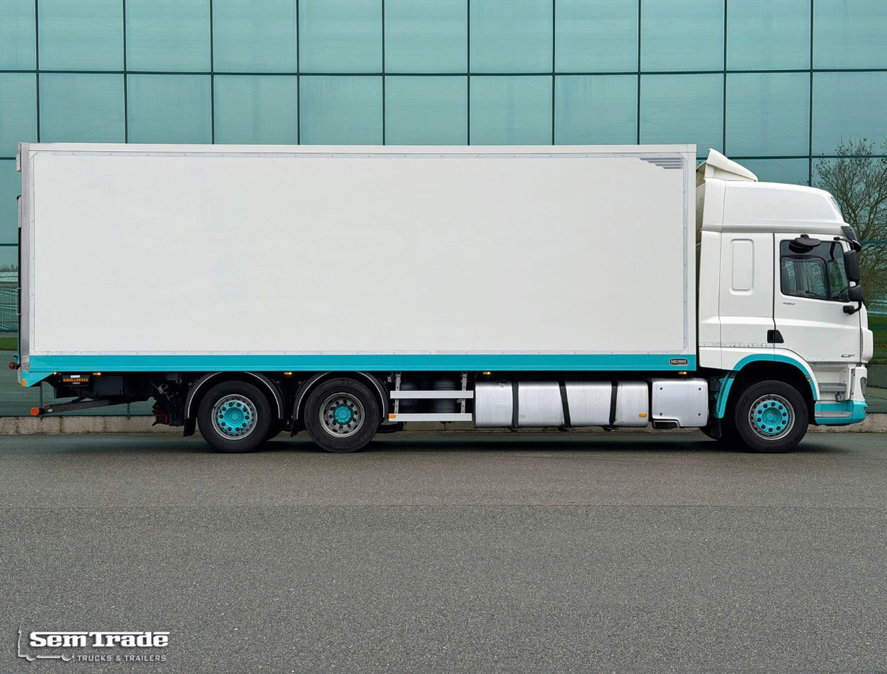 DAF CF 450 SC Heiwo Isolated BOX 875 x 250 x 275 INS. Carrier Cooling 340.000 KM Tail Lift Super Condition NEW APK - TUV - Kühlkoffer LKW: das Bild 5 DAF CF 450 SC Heiwo Isolated BOX 875 x 250 x 275 INS. Carrier Cooling 340.000 KM Tail Lift Super Condition NEW APK - TUV - Kühlkoffer LKW: das Bild 5