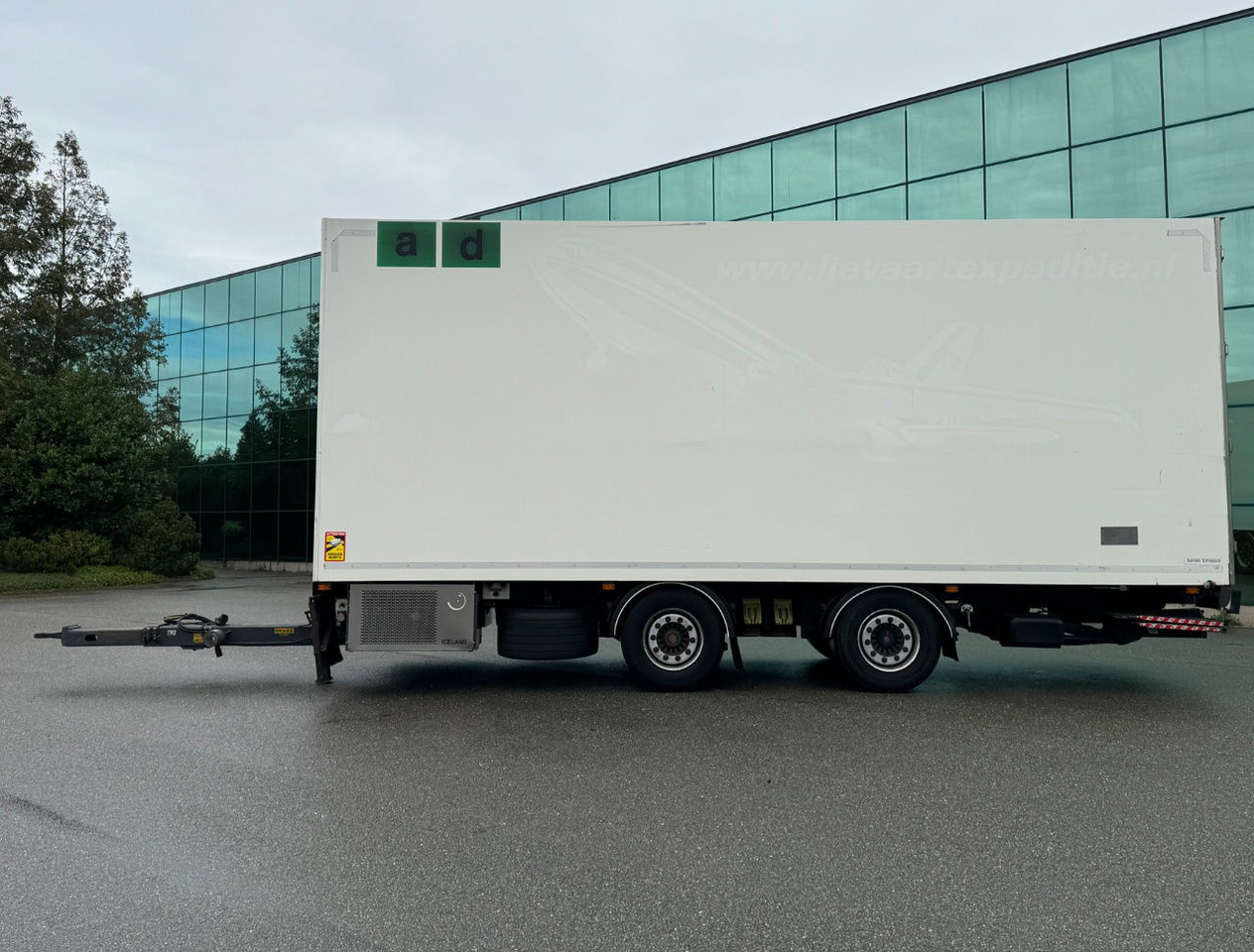 DRACO MZS 218 Wipkar 750 x 250 x 290 CM Inside Tail Lift 2021 TRS Iceland TOP Condition NL Trailertrailer - Koffer Anhänger: das Bild 2 DRACO MZS 218 Wipkar 750 x 250 x 290 CM Inside Tail Lift 2021 TRS Iceland TOP Condition NL Trailertrailer - Koffer Anhänger: das Bild 2