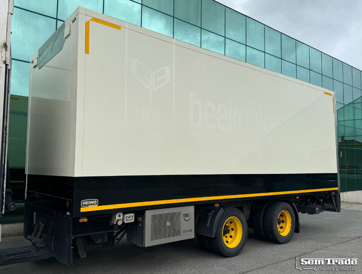 HTF Heiwo Isolated BOX TRS Cooling Tail Lift Holland-Trailer - Kühlkoffer Anhänger: das Bild 1 HTF Heiwo Isolated BOX TRS Cooling Tail Lift Holland-Trailer - Kühlkoffer Anhänger: das Bild 1