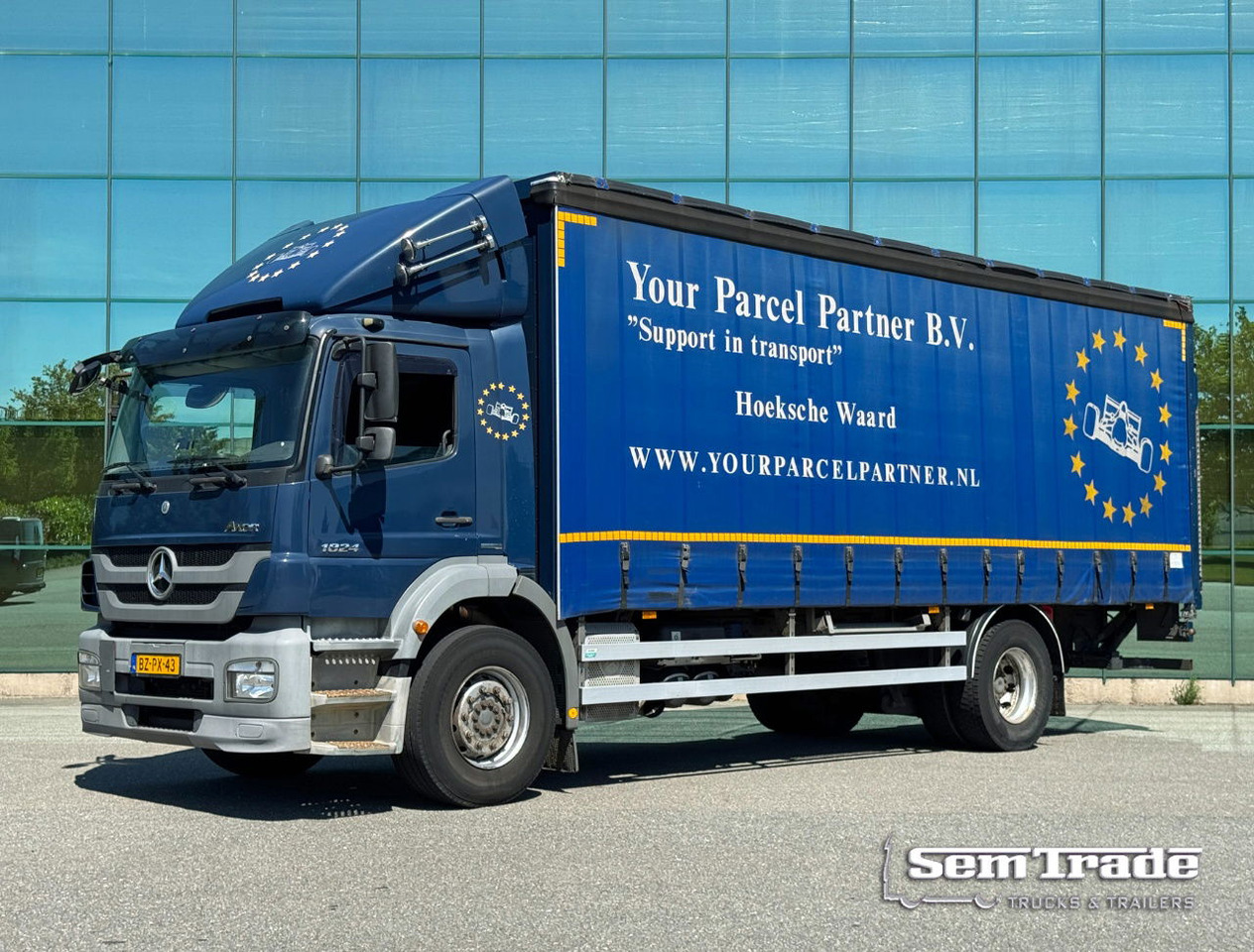 Mercedes-Benz Axor 1824 Euro 5 694.000 KM Curtain Side Door Tail Lift NEW Tacho TOP Condition NL Truck - Plane LKW: das Bild 1 Mercedes-Benz Axor 1824 Euro 5 694.000 KM Curtain Side Door Tail Lift NEW Tacho TOP Condition NL Truck - Plane LKW: das Bild 1