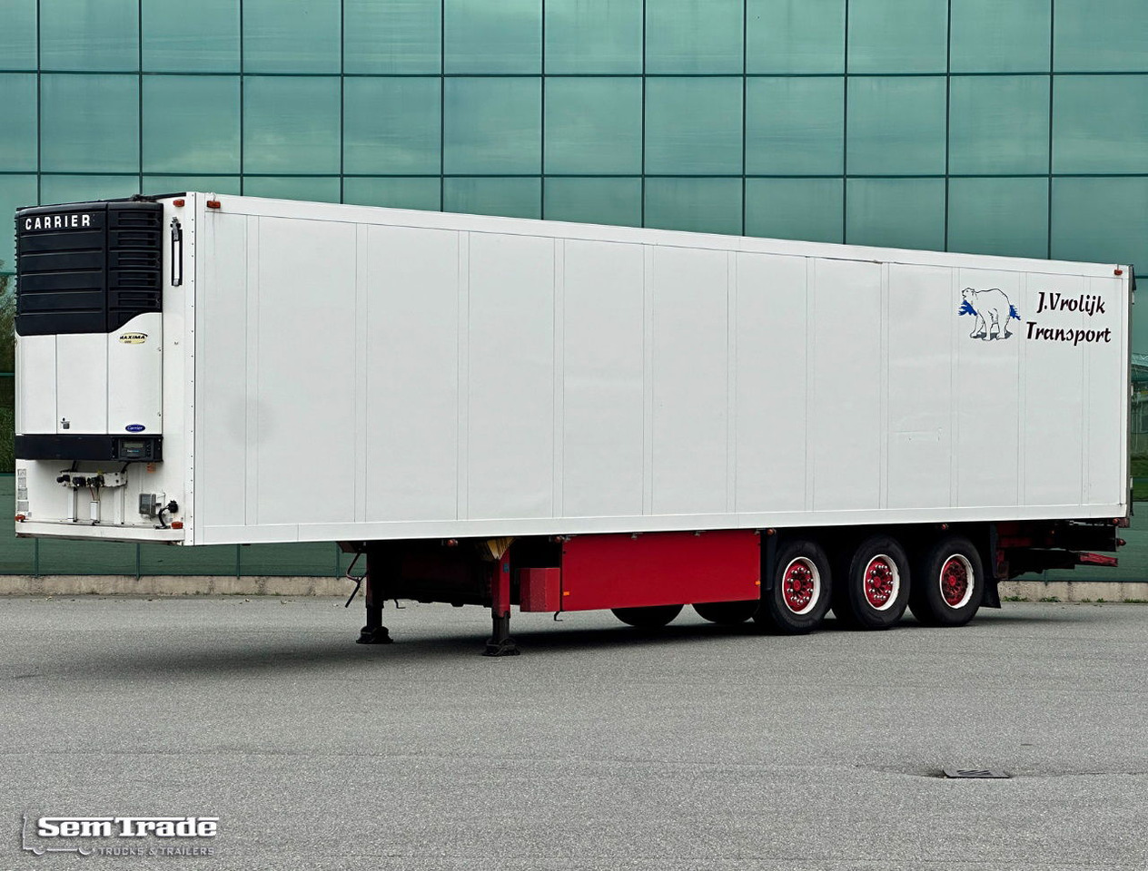 Schmitz Cargobull SKO 24 Carrier Maxima 1300 Flower Wide 2X Lift Axle - Kühlkoffer Auflieger: das Bild 1 Schmitz Cargobull SKO 24 Carrier Maxima 1300 Flower Wide 2X Lift Axle - Kühlkoffer Auflieger: das Bild 1