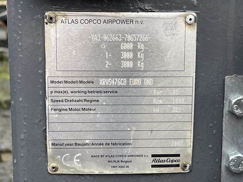 Atlas-Copco XRVS 476 CD - Luftkompressor: das Bild 2 Atlas-Copco XRVS 476 CD - Luftkompressor: das Bild 2