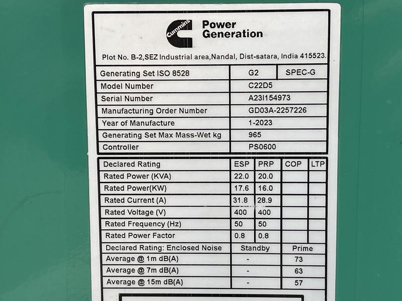 Cummins C 22 D 5 - Stromgenerator: das Bild 4 Cummins C 22 D 5 - Stromgenerator: das Bild 4