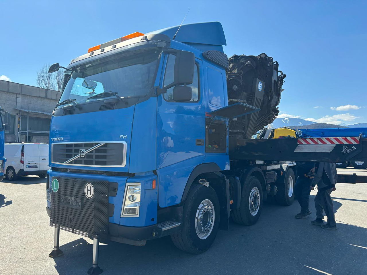 Volvo 520 FH + Effer 1550/8S - Ladekran: das Bild 2 Volvo 520 FH + Effer 1550/8S - Ladekran: das Bild 2