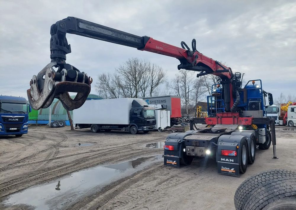 MAN TGS 26-480 6x4 do drewna PALFINGER Epsilon S 270L83 - Sattelzugmaschine: das Bild 1 MAN TGS 26-480 6x4 do drewna PALFINGER Epsilon S 270L83 - Sattelzugmaschine: das Bild 1