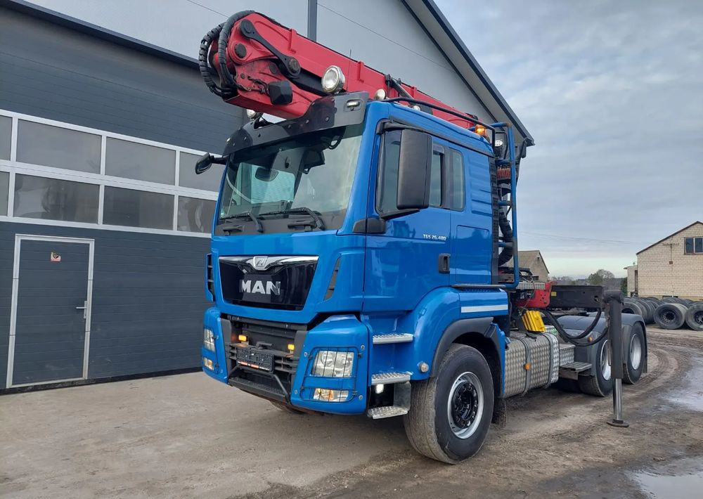 MAN TGS 26-480 6x4 do drewna PALFINGER Epsilon S 270L83 - Sattelzugmaschine: das Bild 5 MAN TGS 26-480 6x4 do drewna PALFINGER Epsilon S 270L83 - Sattelzugmaschine: das Bild 5