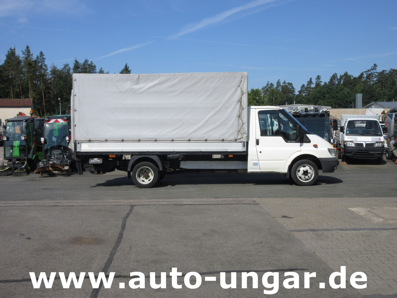 Ford Transit 90T350 Tourneo 3.500kg Pritsche & Plane Dautel LBW AHK - Planen Transporter: das Bild 1 Ford Transit 90T350 Tourneo 3.500kg Pritsche & Plane Dautel LBW AHK - Planen Transporter: das Bild 1