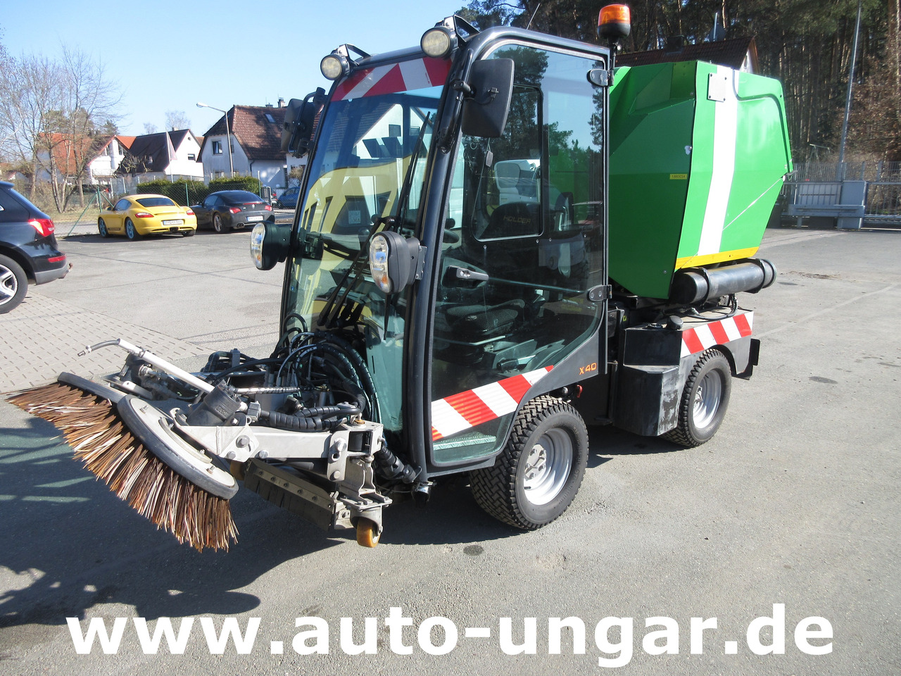 Holder X40 / X45 Baujahr 2017 Knicklenkung Kehraufbau 4x4 Kommunalhydraulik Frontheber - Kehrmaschine: das Bild 1 Holder X40 / X45 Baujahr 2017 Knicklenkung Kehraufbau 4x4 Kommunalhydraulik Frontheber - Kehrmaschine: das Bild 1