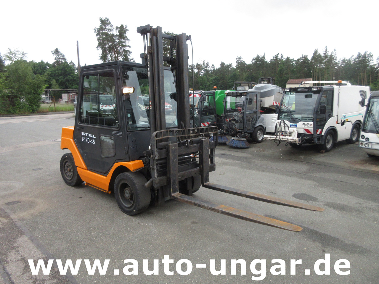 Still R70-45 Diesel Gabelstapler 4.500kg Hub Zinkenverstellung Seitenschieber - Dieselstapler: das Bild 1 Still R70-45 Diesel Gabelstapler 4.500kg Hub Zinkenverstellung Seitenschieber - Dieselstapler: das Bild 1