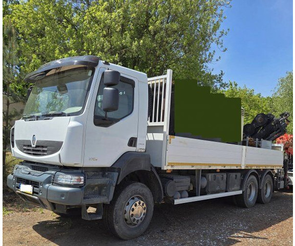 Renault Kerax 370 dxi - Pritsche LKW, Autokran: das Bild 1 Renault Kerax 370 dxi - Pritsche LKW, Autokran: das Bild 1