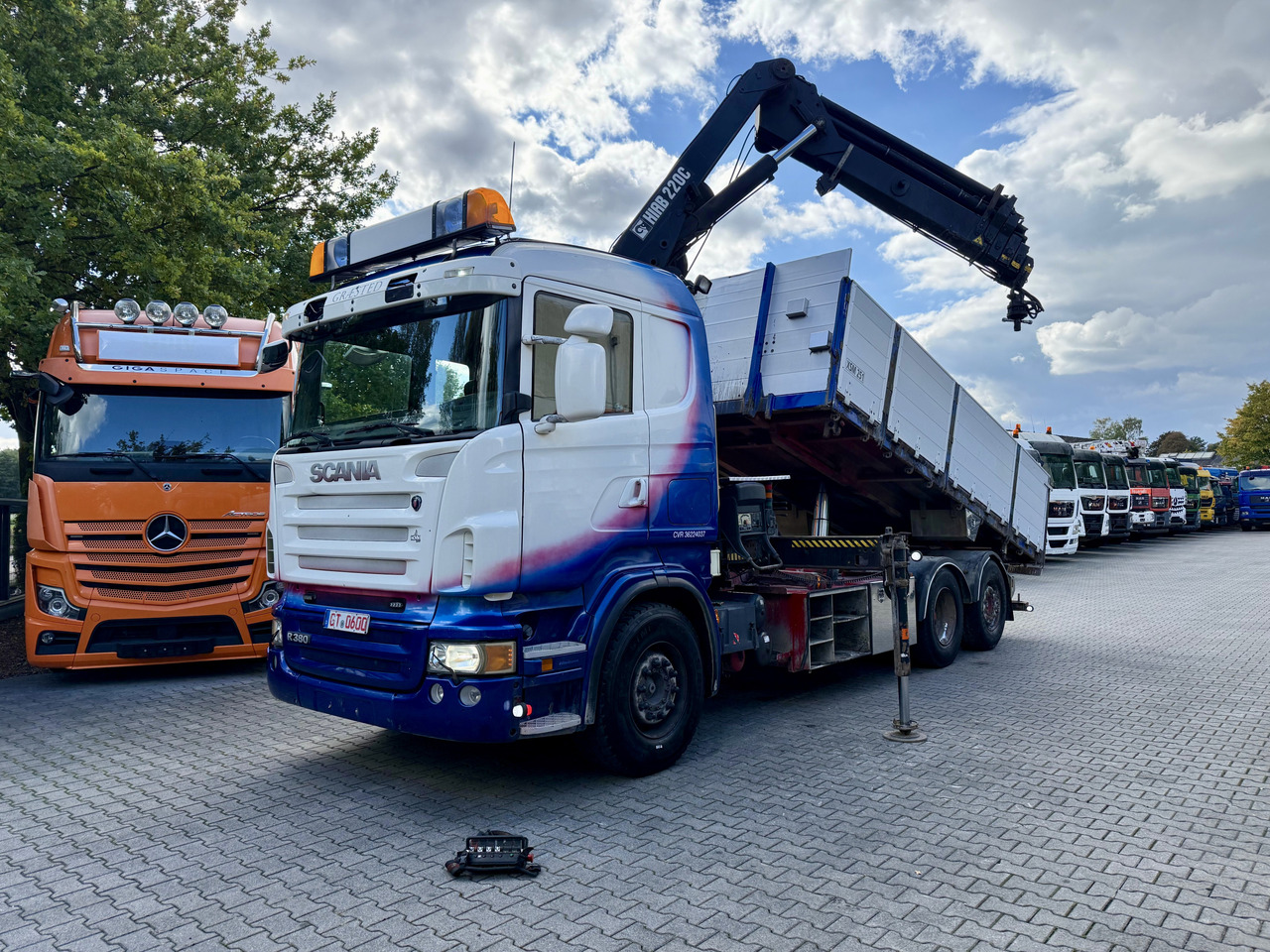 Scania R380 6X2*4 Kipper mit Kran HIAB 220 - Kipper, Autokran: das Bild 1 Scania R380 6X2*4 Kipper mit Kran HIAB 220 - Kipper, Autokran: das Bild 1