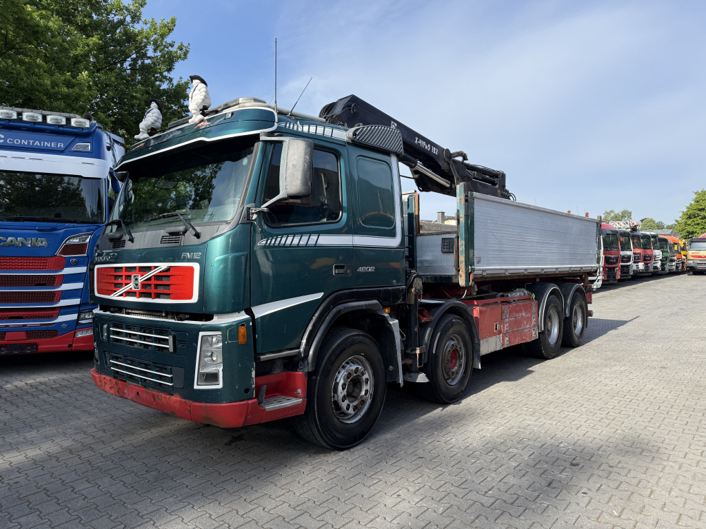 Volvo FM12 420 8X4 Kipper Kran Hiab 192-4 - Autokran, Kipper: das Bild 1 Volvo FM12 420 8X4 Kipper Kran Hiab 192-4 - Autokran, Kipper: das Bild 1