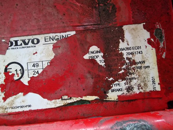Volvo D9A 260 – EC01 Engine (Truck) - Motor für LKW: das Bild 2 Volvo D9A 260 – EC01 Engine (Truck) - Motor für LKW: das Bild 2