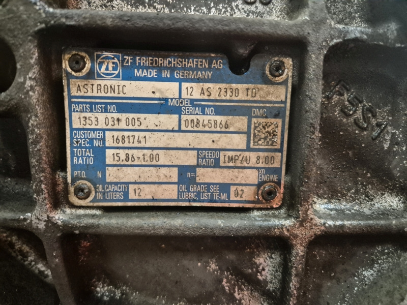 ZF Astronic 12AS2330TD Gearbox - Getriebe: das Bild 2 ZF Astronic 12AS2330TD Gearbox - Getriebe: das Bild 2