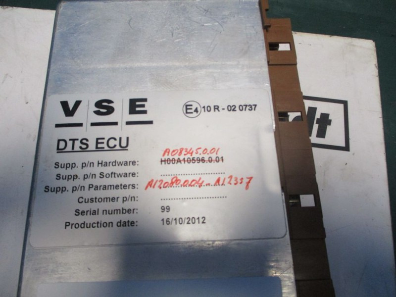 DAF HOOA.08345.0.01/A 12080004/A12337 VSE DTS ECU Regeleenheid - Elektrische Ausrüstung für LKW: das Bild 2 DAF HOOA.08345.0.01/A 12080004/A12337 VSE DTS ECU Regeleenheid - Elektrische Ausrüstung für LKW: das Bild 2
