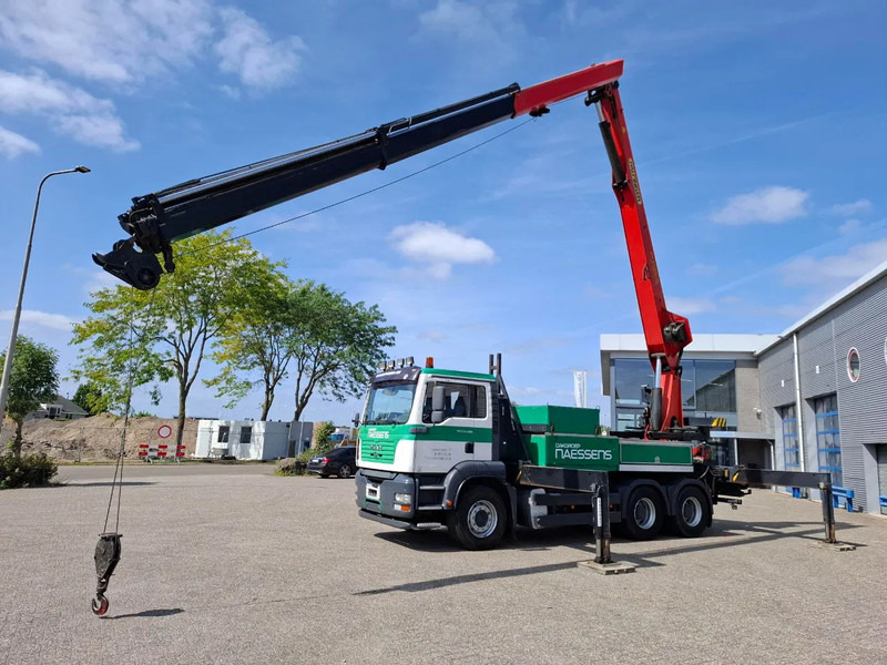 MAN TGA 33.410 / 6X4 / PALFINGER PK4000 1EL ROOFER CRANE / 25M / REMOTE / 2X BIG AXLE / 490677 KM / MANUAL / EURO-3 / 2005 - Autokran: das Bild 2 MAN TGA 33.410 / 6X4 / PALFINGER PK4000 1EL ROOFER CRANE / 25M / REMOTE / 2X BIG AXLE / 490677 KM / MANUAL / EURO-3 / 2005 - Autokran: das Bild 2