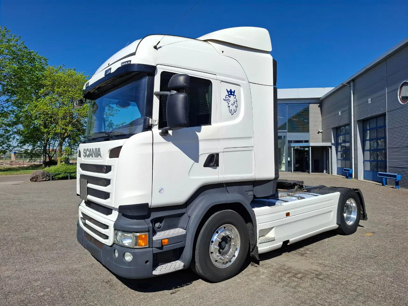 Scania R490 / RETARDER / HYDRAULICS / ALCOA / 2XBED / FRIDGE / AUTOMATIC / EURO-6 / 2014 - Sattelzugmaschine: das Bild 1 Scania R490 / RETARDER / HYDRAULICS / ALCOA / 2XBED / FRIDGE / AUTOMATIC / EURO-6 / 2014 - Sattelzugmaschine: das Bild 1
