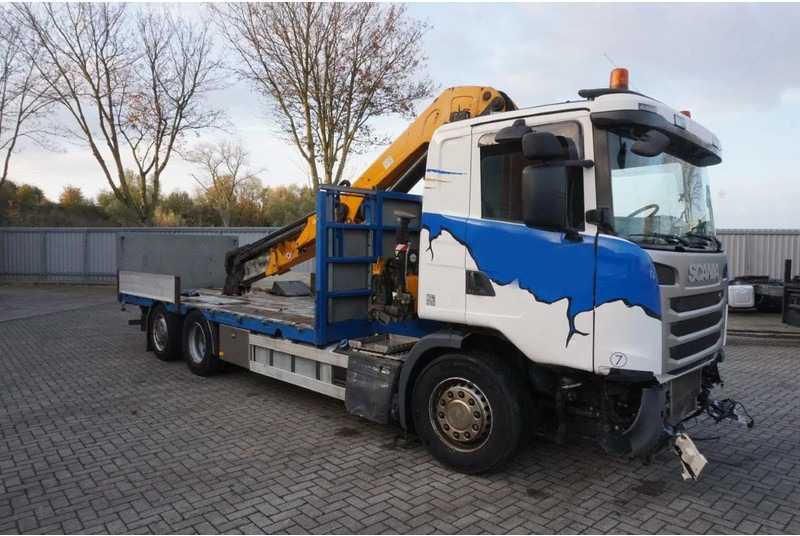 Scania G490 / ENGINE RUNNING / RETARDER / EFFER 255-5S CRANE REMOTE / PLATFORM / FULL-AIR / AUTOMATIC / EURO-6 / 2014 - Autokran: das Bild 4 Scania G490 / ENGINE RUNNING / RETARDER / EFFER 255-5S CRANE REMOTE / PLATFORM / FULL-AIR / AUTOMATIC / EURO-6 / 2014 - Autokran: das Bild 4