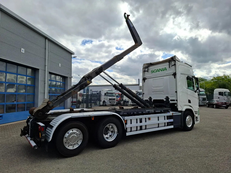 Scania NGS R500 / RETARDER / AJK HOOK 22 TON / LIFT+LENKACHSE / TUV:17-06-2026 / NAVI / LWDS / ALCOA / LEATHER / AUTOMATIC / EURO-6 / 2 - Abrollkipper: das Bild 5 Scania NGS R500 / RETARDER / AJK HOOK 22 TON / LIFT+LENKACHSE / TUV:17-06-2026 / NAVI / LWDS / ALCOA / LEATHER / AUTOMATIC / EURO-6 / 2 - Abrollkipper: das Bild 5