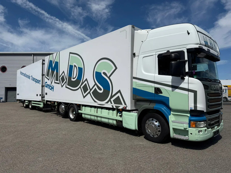 Scania R450 / RETARDER / ISOLATED GERMAN FLOWER COMBI / THROUGH-LOADING SYSTEM / SMART TACHO / 2XPLATFORM / LIFT+LENKACHSE / LWDS / EUR - Kühlkoffer LKW: das Bild 2 Scania R450 / RETARDER / ISOLATED GERMAN FLOWER COMBI / THROUGH-LOADING SYSTEM / SMART TACHO / 2XPLATFORM / LIFT+LENKACHSE / LWDS / EUR - Kühlkoffer LKW: das Bild 2