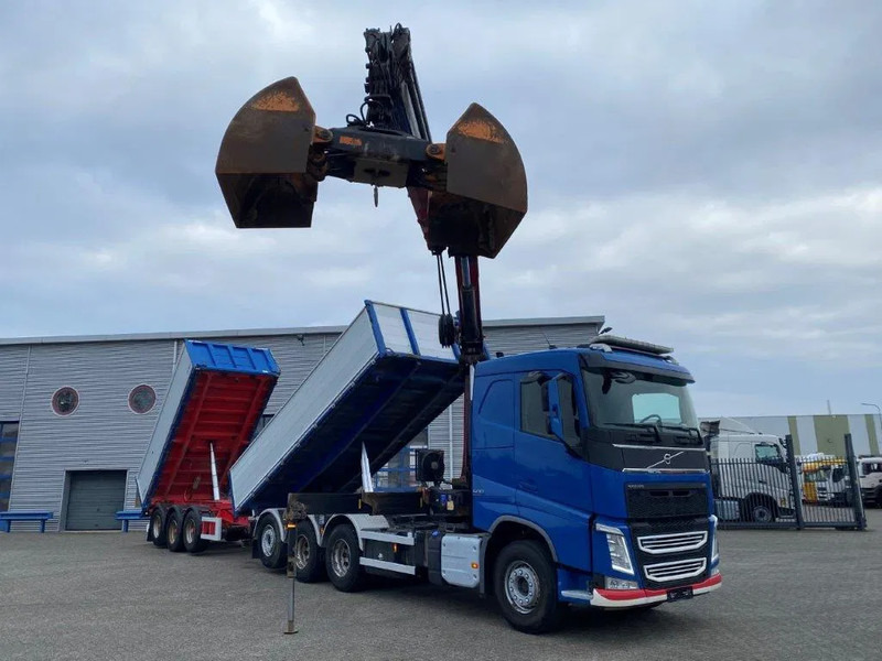 Volvo FH4-500 / HMF 3220K-RC / REMOTE / ROTATOR / 3SIDE TIPPER / DYNAMIC STEERING / ONLY:302623 KM / AUTOMATIC / EURO-6 / 2017 - Autokran: das Bild 3 Volvo FH4-500 / HMF 3220K-RC / REMOTE / ROTATOR / 3SIDE TIPPER / DYNAMIC STEERING / ONLY:302623 KM / AUTOMATIC / EURO-6 / 2017 - Autokran: das Bild 3