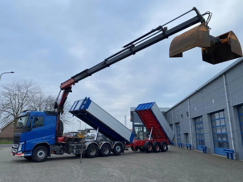 Volvo FH4-500 / HMF 3220K-RC / REMOTE / ROTATOR / 3SIDE TIPPER / DYNAMIC STEERING / ONLY:302623 KM / AUTOMATIC / EURO-6 / 2017 - Autokran: das Bild 1 Volvo FH4-500 / HMF 3220K-RC / REMOTE / ROTATOR / 3SIDE TIPPER / DYNAMIC STEERING / ONLY:302623 KM / AUTOMATIC / EURO-6 / 2017 - Autokran: das Bild 1