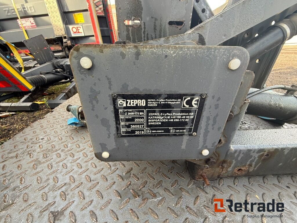 Bakgavellyft Zepro Z2000-175 MA - Ladebordwand: das Bild 5 Bakgavellyft Zepro Z2000-175 MA - Ladebordwand: das Bild 5