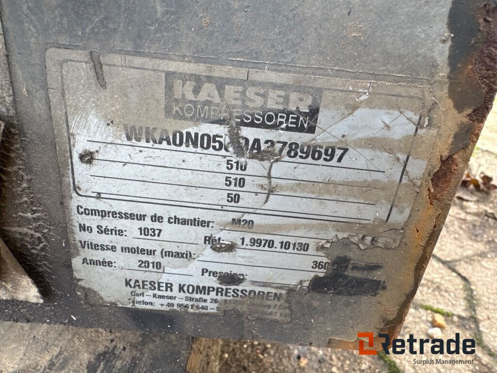 Baumaschine Kompressor Kaeser M20: das Bild 10