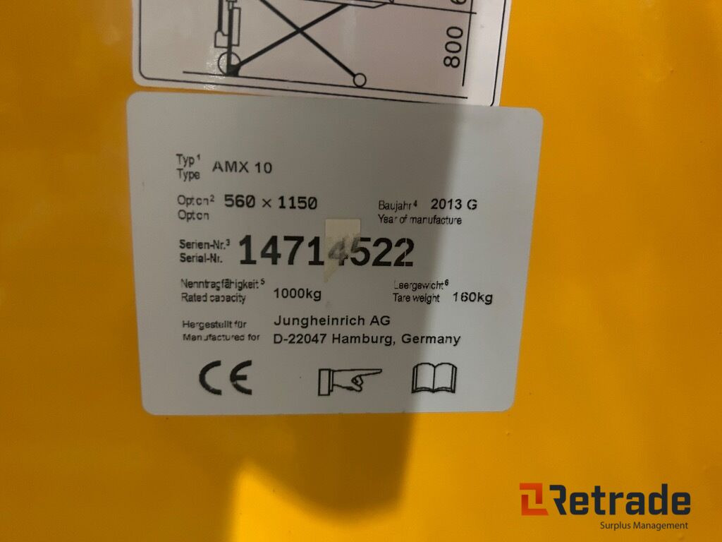 Jekke tralle fra Jungheinrich AX 10 - Lagertechnik: das Bild 5 Jekke tralle fra Jungheinrich AX 10 - Lagertechnik: das Bild 5