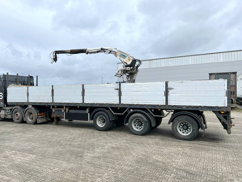 Pacton T3-003 Brick Trailer - Kennis 16000-R Crane - Pritschenauflieger/ Plattformauflieger: das Bild 2 Pacton T3-003 Brick Trailer - Kennis 16000-R Crane - Pritschenauflieger/ Plattformauflieger: das Bild 2