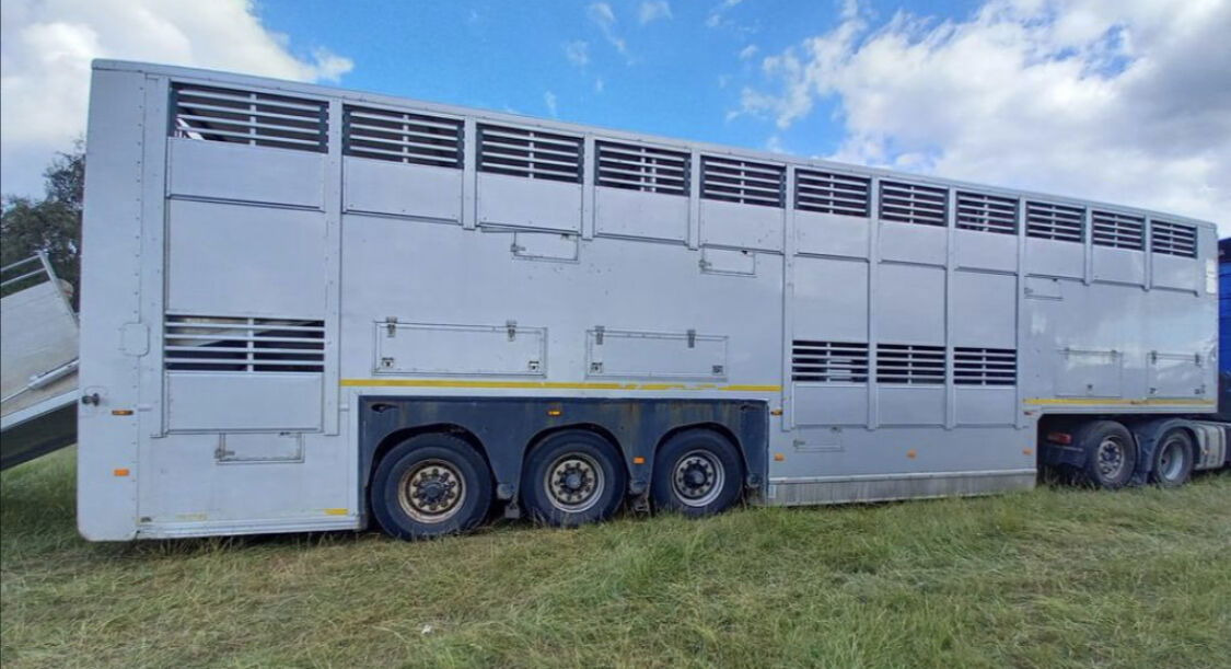 Gray and Adams Gadd3 / Works Great / Hydraulic / 2 Levels - Tiertransporter Auflieger: das Bild 1 Gray and Adams Gadd3 / Works Great / Hydraulic / 2 Levels - Tiertransporter Auflieger: das Bild 1