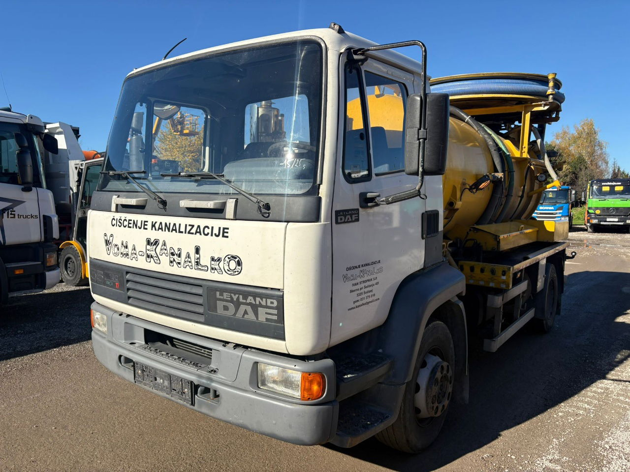 DAF AE55 4x2 vacuum + pressure truck - 8000 liters - Saug-/ Spülfahrzeug: das Bild 1 DAF AE55 4x2 vacuum + pressure truck - 8000 liters - Saug-/ Spülfahrzeug: das Bild 1