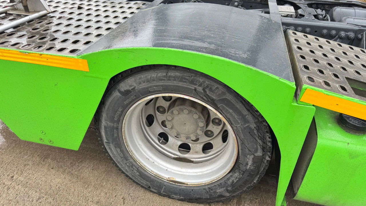 Autotransporter LKW Mercedes-Benz Actros 1846 4x2 LKW transporter + Boerner trailer: das Bild 12