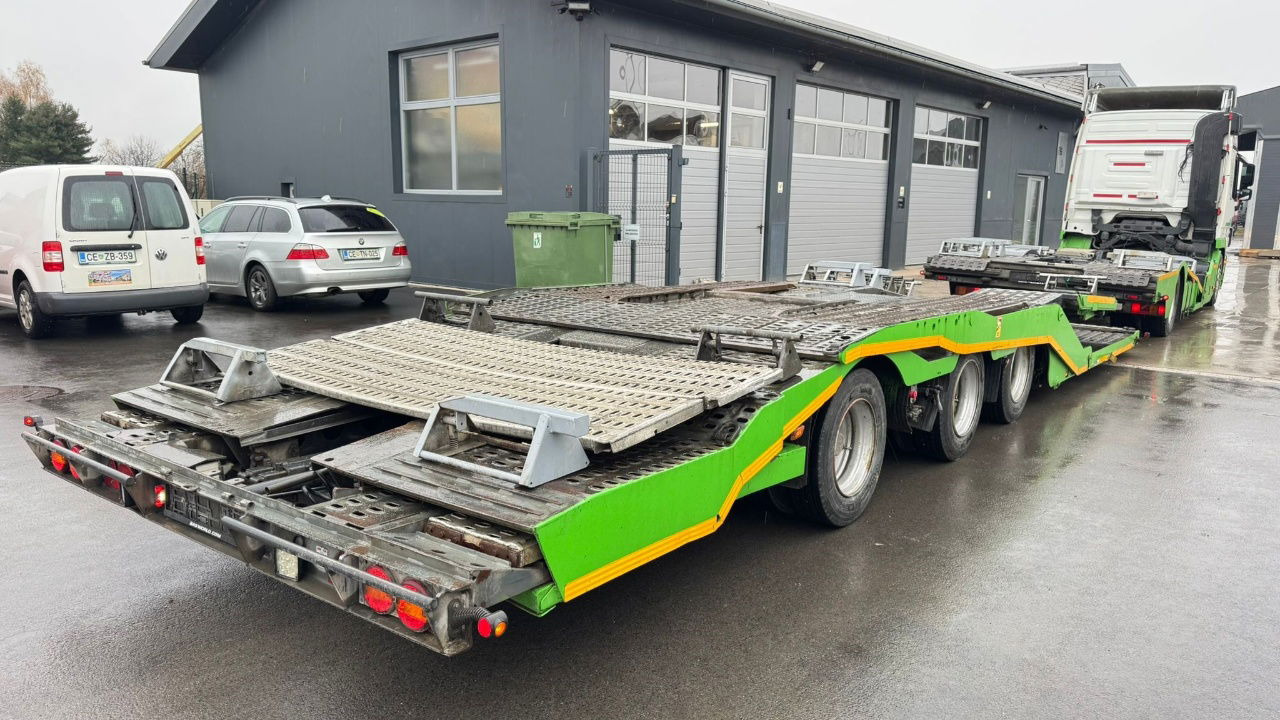 Autotransporter LKW Mercedes-Benz Actros 1846 4x2 LKW transporter + Boerner trailer: das Bild 7