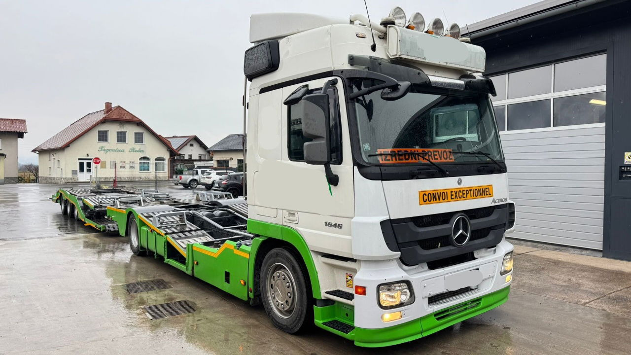 Mercedes-Benz Actros 1846 4x2 LKW transporter + Boerner trailer - Autotransporter LKW: das Bild 3 Mercedes-Benz Actros 1846 4x2 LKW transporter + Boerner trailer - Autotransporter LKW: das Bild 3