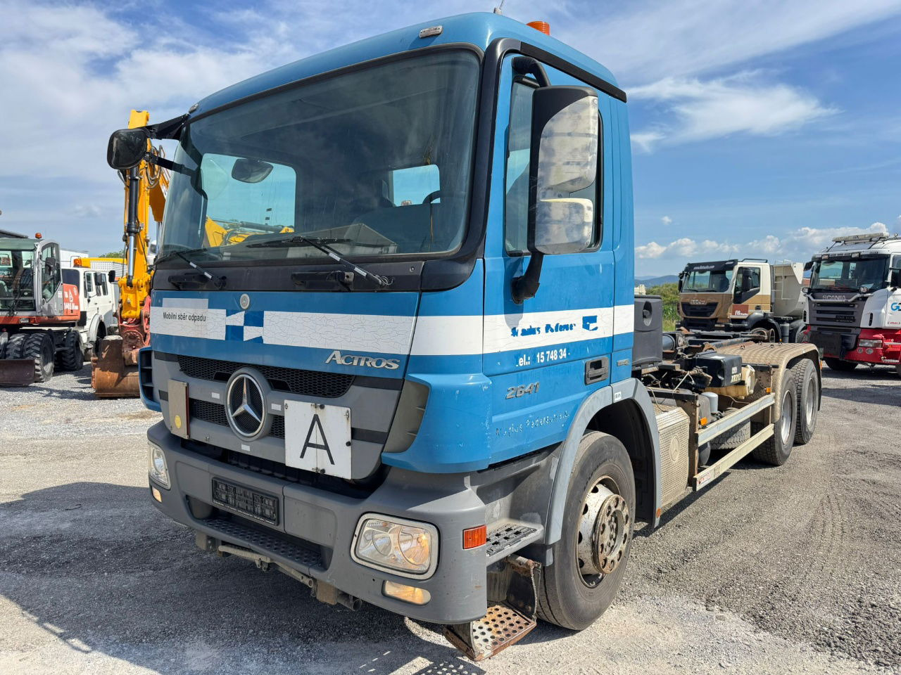 Mercedes-Benz Actros 2641 6x4 hiab abroll tipper - spring - Containerwagen/ Wechselfahrgestell LKW: das Bild 1 Mercedes-Benz Actros 2641 6x4 hiab abroll tipper - spring - Containerwagen/ Wechselfahrgestell LKW: das Bild 1