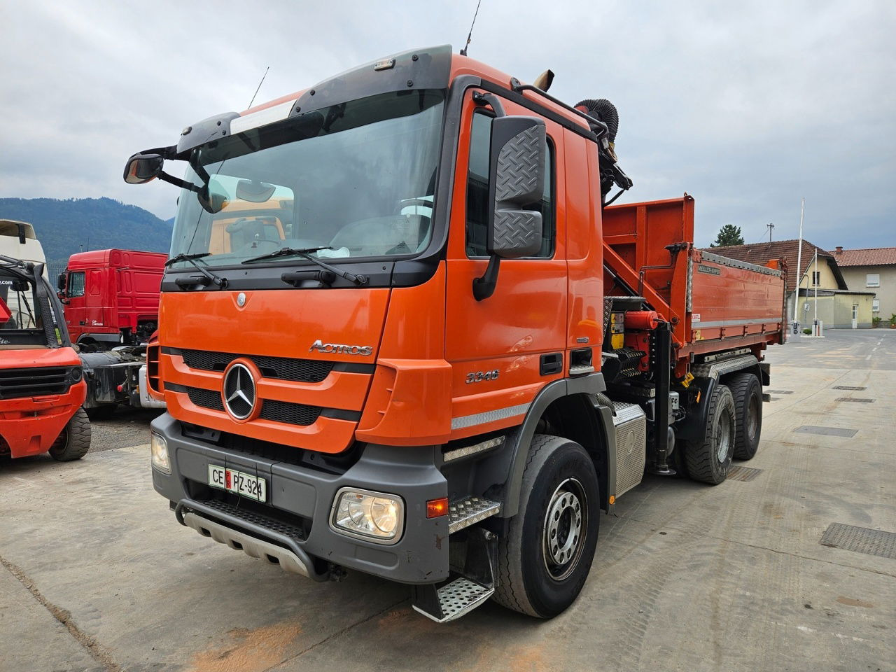 Mercedes-Benz Actros 3346 K palfinger PK 18002 - bordmatic - meiller tipper - EPS 3 pedals - Kipper: das Bild 1 Mercedes-Benz Actros 3346 K palfinger PK 18002 - bordmatic - meiller tipper - EPS 3 pedals - Kipper: das Bild 1