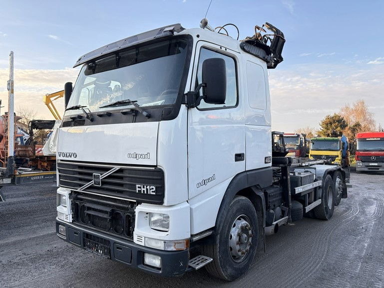 Volvo FH 12 460ER abroll with crane - crane LIV - scissors - perfect - Containerwagen/ Wechselfahrgestell LKW: das Bild 1 Volvo FH 12 460ER abroll with crane - crane LIV - scissors - perfect - Containerwagen/ Wechselfahrgestell LKW: das Bild 1