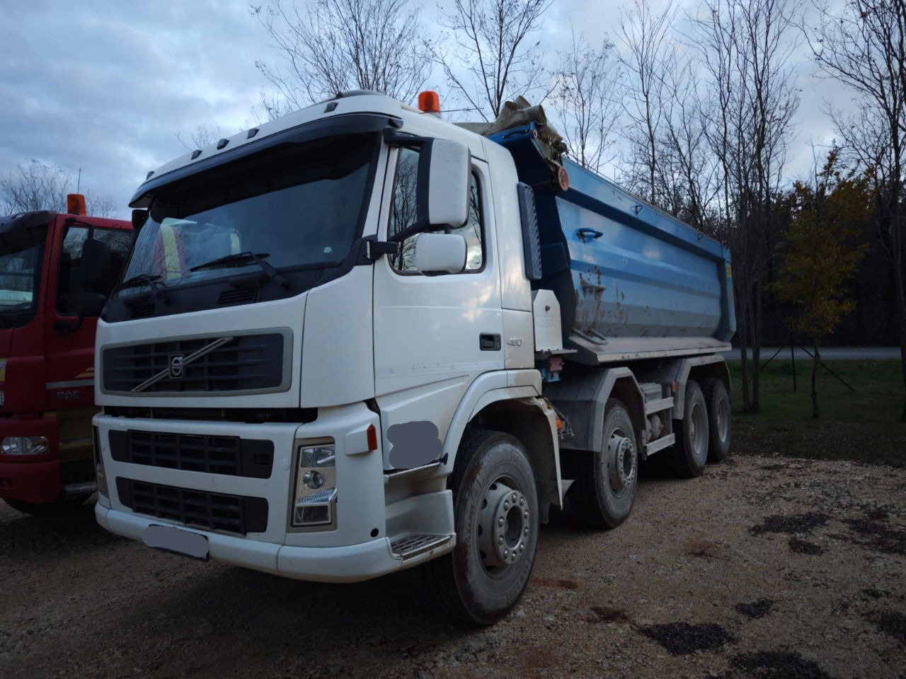 Volvo FM 480 8x4 mulda tipper - euro 3 - hydraulic back side - Kipper: das Bild 1 Volvo FM 480 8x4 mulda tipper - euro 3 - hydraulic back side - Kipper: das Bild 1
