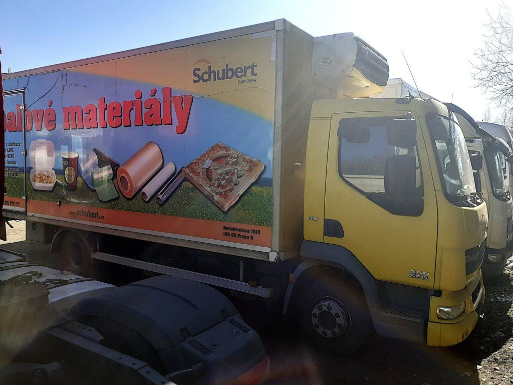 DAF LF45.210 mit Carrier Motorschaden engineproblem - Kühlkoffer LKW: das Bild 1 DAF LF45.210 mit Carrier Motorschaden engineproblem - Kühlkoffer LKW: das Bild 1